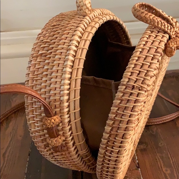 Round Raffia Bag - Picture 6 of 7